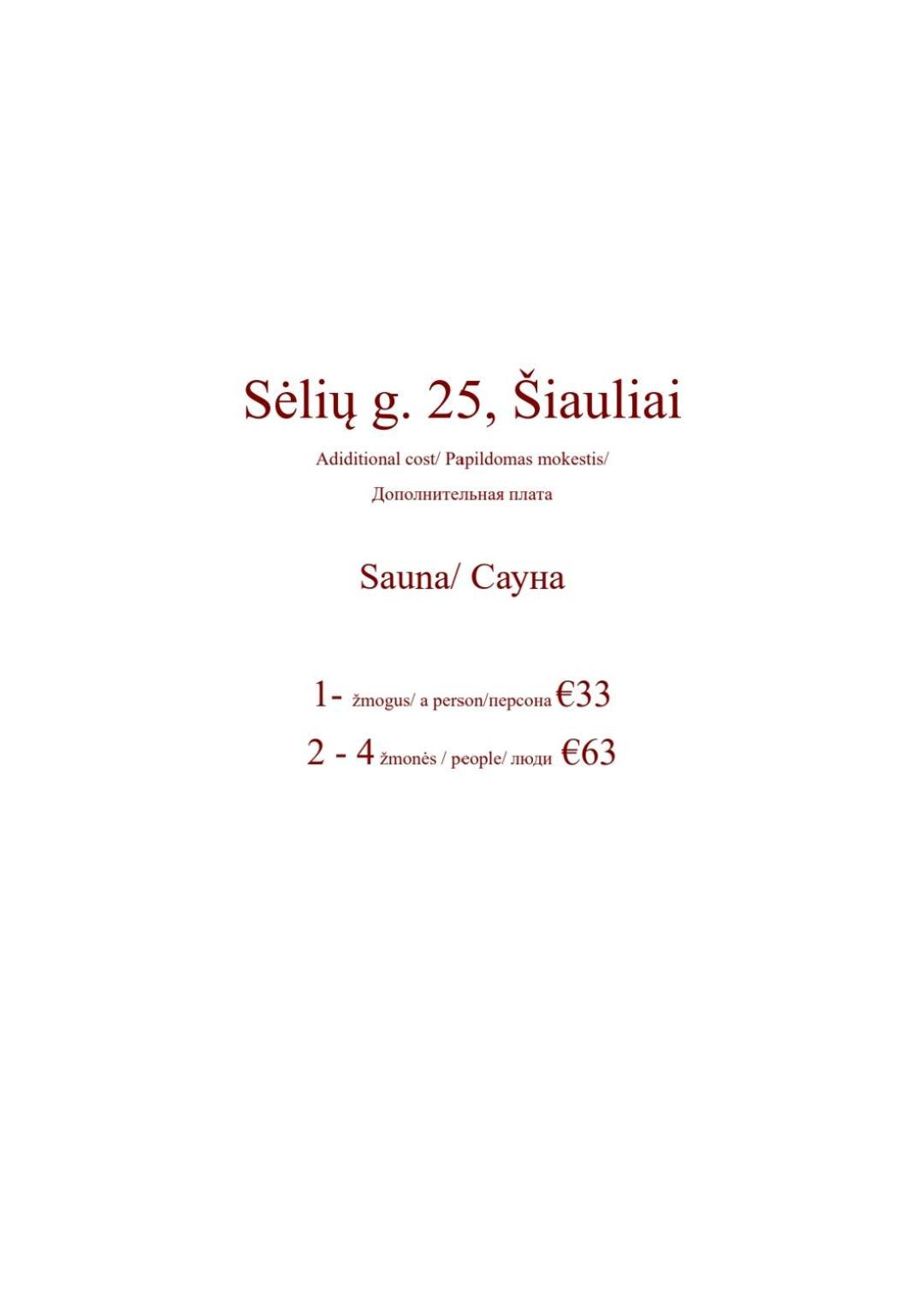 Seimos Bustas Homestay Szawle Zewnętrze zdjęcie